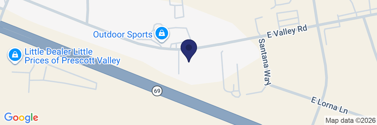 Map showing facility locations