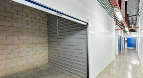 Interior of a storage unit